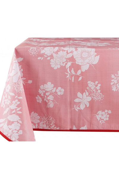 Vinylla tablecloth, PVC, red/white, 140 x 180 cm