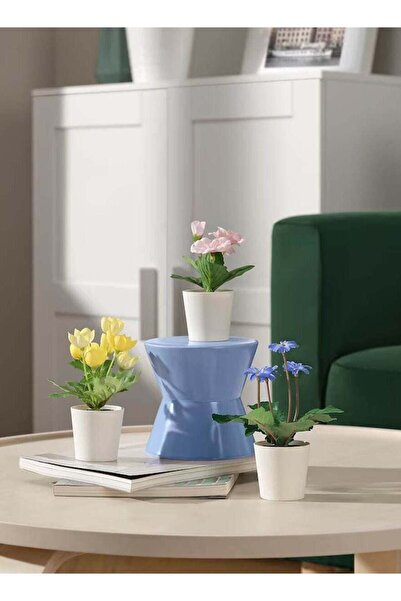 FEJKA نباتات صناعية مع أواني، مجموعة من 3 نباتات داخلية وخارجية