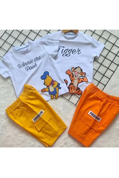 Çamur Kids Multicolored Design Wonder Cotton Gabardine Unisex Suit
