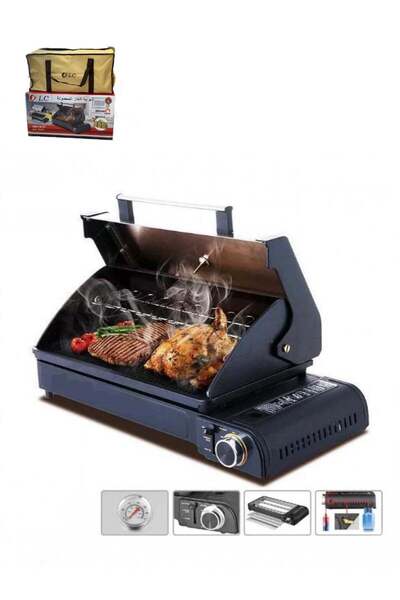 DLC شواية غاز محمولة للرحلات متعددة الاستخدامات مع حقيبة