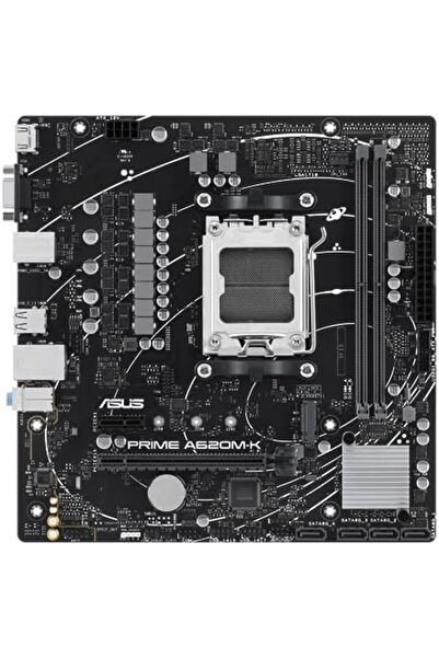ASUS Prime A620M-K Ddr5 (6400Mhz)Oc M.2 Vga/Hdmi Pcie 4.0 Am5 Matx Motherboard