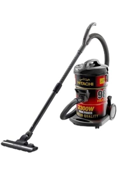 Hitachi مكنسة كهربائية أسطوانية بقوة 2300 واط، خزان غبار سعة 23 لترًا، فرشاة ...