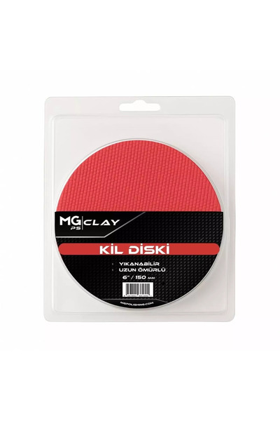 MG PS Kil Diski 150 mm/6" - Kil Pedi Clay Disc Disk Clay Pad Ped