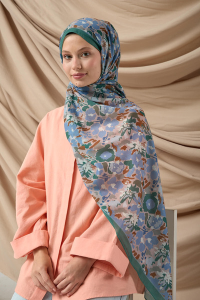 Silk Home Patterned Soft Shawl 70024-17