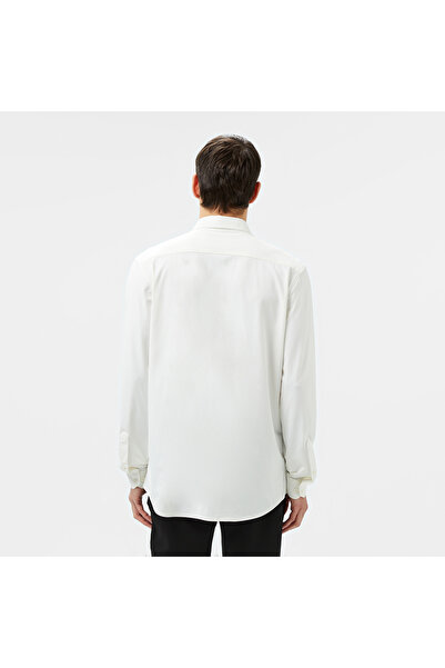 Lacoste Erkek Slim Fit Beyaz Gömlek