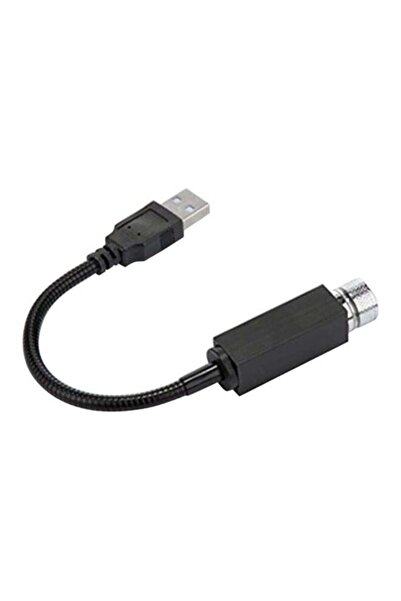Generic جهاز عرض على شكل نجمة دوارة بمنفذ USB أسود 20×1.5×11 سم