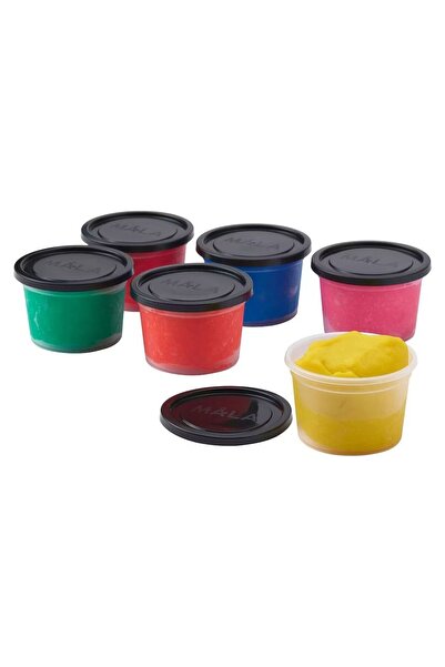 MALA Children's Clay Dough, Mixed Colors 6 Pieces