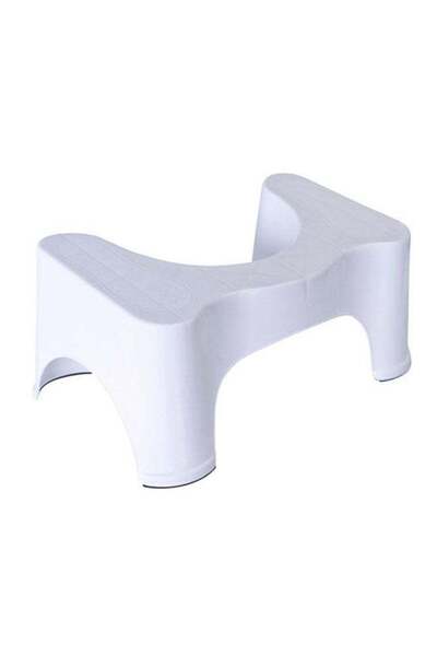 Generic Squatting Toilet Foot Stool White 44x28x21cm