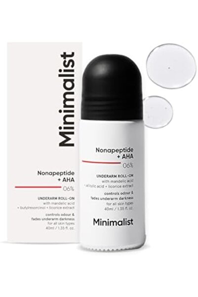 Minimalist Underarm Roll On Deodorant with Nonapeptide + AHA BHA 06%