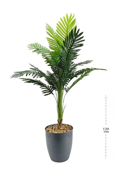 Arma شجرة اصطناعية تحاكي شجرة النخيل الاصطناعية بملمس طبيعي، ارتفاعها 120 سم