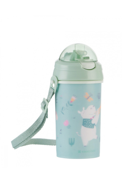 Kikka Boo Cana cu pai din silicon si curea KikkaBoo 450ml KikkaBoo Music Fest...