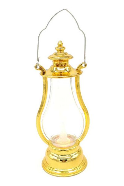 Generic فانوس رمضان LED ذهبي 18 سم
