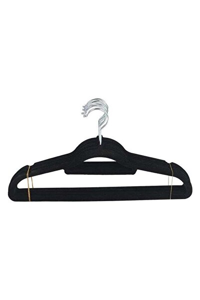 Yatai مجموعة من 6 قطع من شماعات القماش غير القابلة للانزلاق باللون الأسود 22....