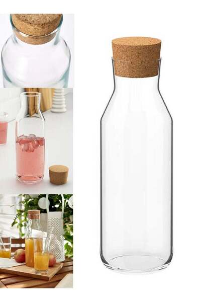 Arma Carafe With Stopper Glass Cork