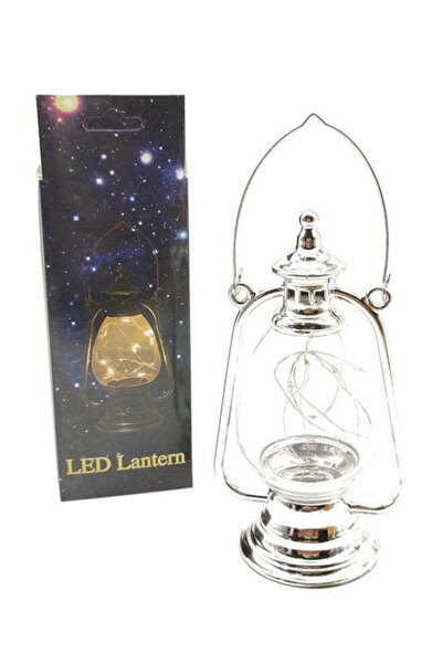 Generic فانوس إضاءة LED فضي 16 سم