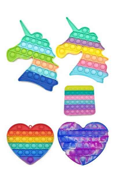 Generic 5 Pieces Speed, Moisture Bubble Squishy Toy