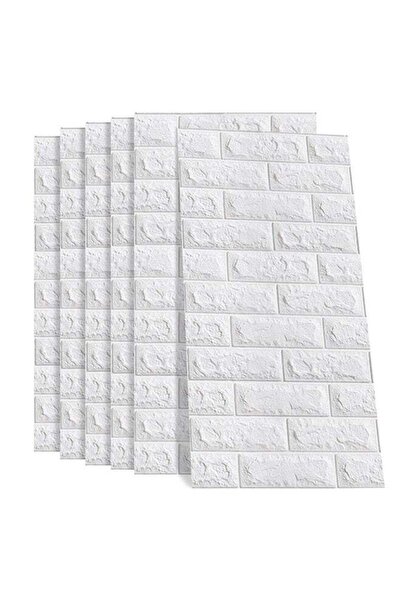 Generic 5-Piece Wall Sticker Set White 70x77x0.5cm