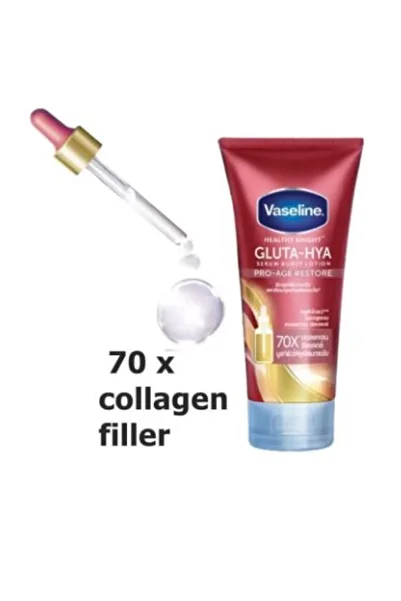 Vaseline Healthy Bright Gluta-Hya Serum Burst Lotion Pro-Age Restore 300ml