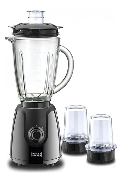 Black&Decker Black+Decker Blender with 2 Mills, 1.5L Jar – 400W –