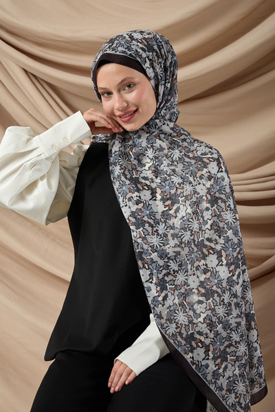 Silk Home Patterned Soft Shawl 70021-15