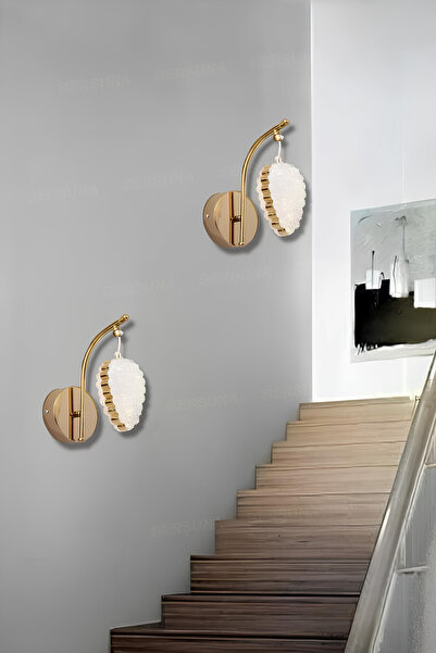 BERŞUNA Rose5 Gold 3 Renk Modern Sarkıt Led Aplik