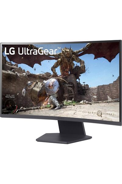 LG UltraGear 27GS60QC-B 27" QHD Curved Gaming Monitor - 180Hz, 1ms, 1000R, HDR10