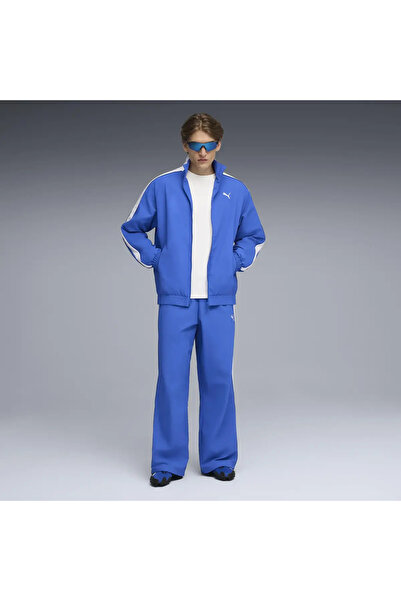Puma T7 Oversized Track Pants Mavi Erkek Eşofman Altı