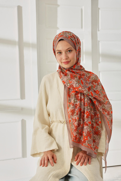 Silk Home Patterned Soft Shawl 70019-03
