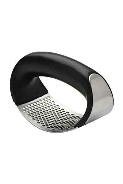 Generic مكبس ثوم يدوي متعدد الوظائف أسود/فضي