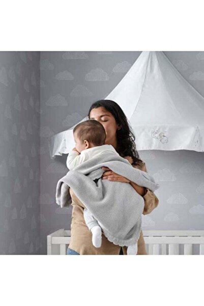 Arma Baby blanket, mesh/grey, 70x90 cm