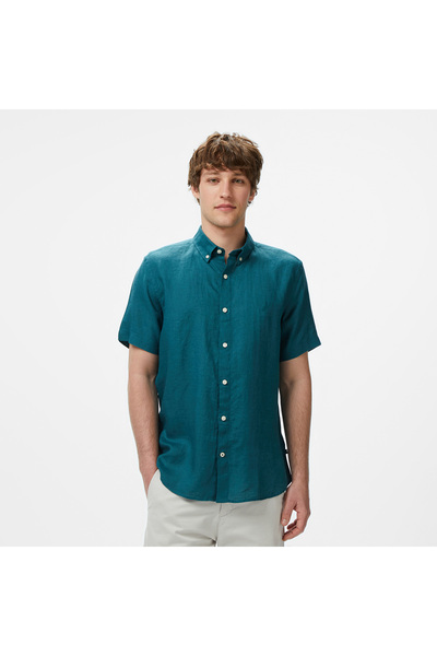 Nautica Erkek Yeşil Classic Fit Gömlek