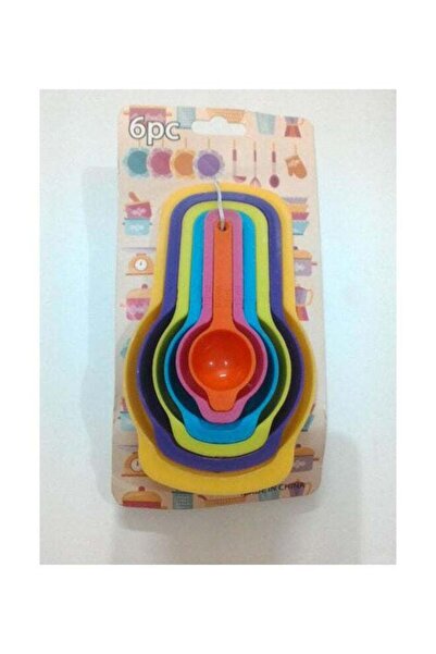 Generic Measuring Spoon Sets - 6 Spoons Multicolour