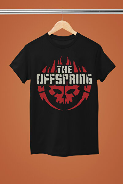 MAGORS تيشيرت روك من القطن المطبوع بأكمام قصيرة وقصة عادية من ذا أوفسبرينج