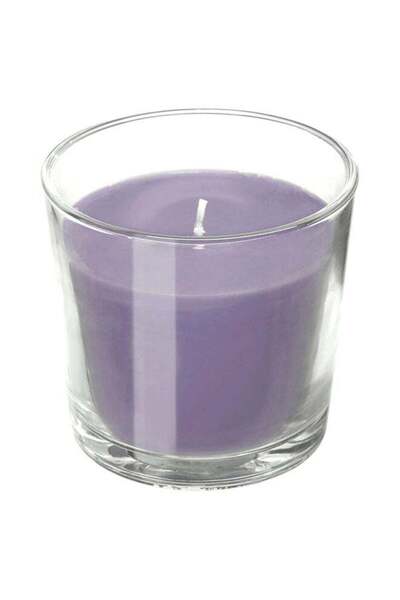 Generic شمعة معطرة في زجاج بنفسجي 0.5×0.25 سم