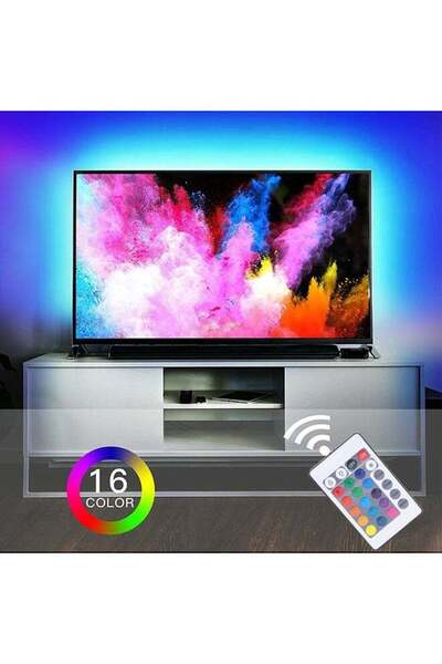 Generic LED Strip Light With Remote Multicolour 5meter