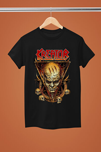 MAGORS تيشيرت روك من القطن المطبوع بأكمام قصيرة من KREATOR