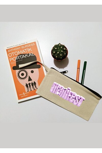 barsdepo MANIFEST ПРИНТОВАНИЙ ПЕНАЛЬЧИК Тканинна косметичка, сумочка, гаманець