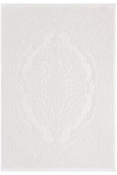 SEYRAN HALI Lima Krem Halı Akrilik Halı Yumuşak Dokulu Salon Oturma Odası Yat...