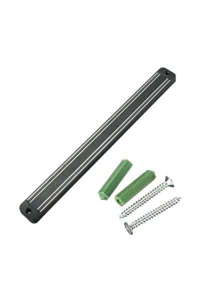 Generic Wall Mount Magnetic Knife Holder Black 49x3.4x1.5cm