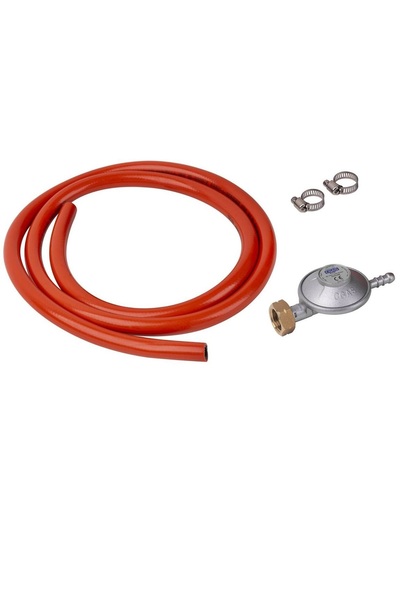 SGTT Regulator standard de presiune a gazului, furtun de 1,5 m cu cleme