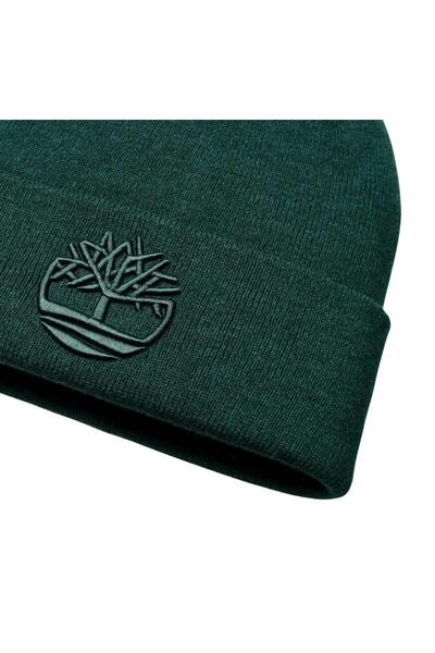 Timberland B0A65Hp3171-R 3D Embroidery Beanie Men's Green