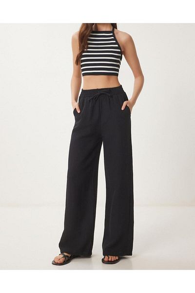 Patreon Women's 100% Cotton Muslin Trousers