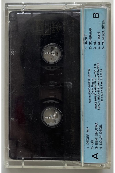 Raks Sezen Aksu Git Cassette (شريط مطبوع أصلي)