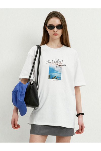 JANSO GROUP -The Endless Printed Cotton Oversize T-Shirt Big Size