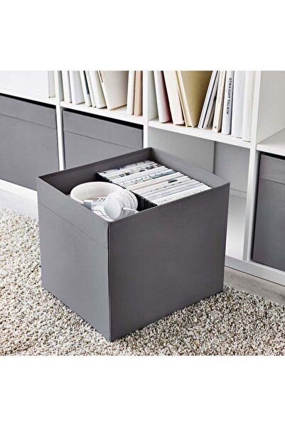 co arma Foldable gray fabric box 33x38x33cm