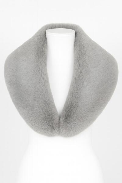 KürkZone Guler de blană detașabil, portabil