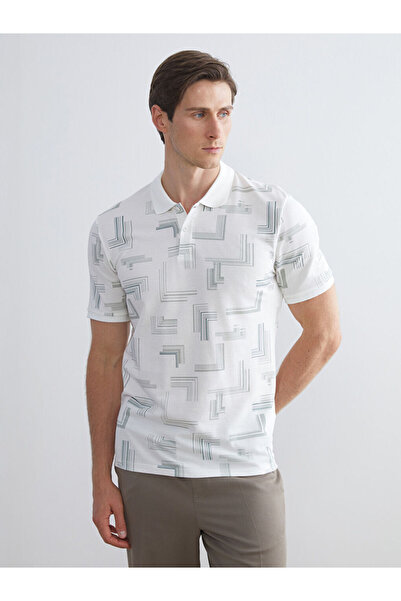 LC Waikiki Men's T-Shirt with Embroidered Pique Collar by Uzg Store for Style...