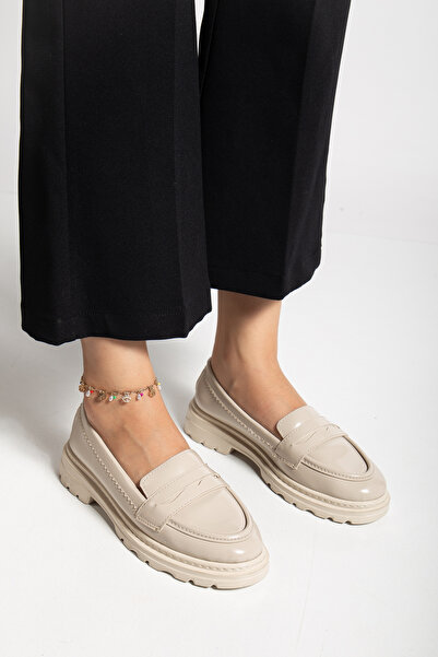 Genetti VERONY Kadın Rugan Günlük Loafer