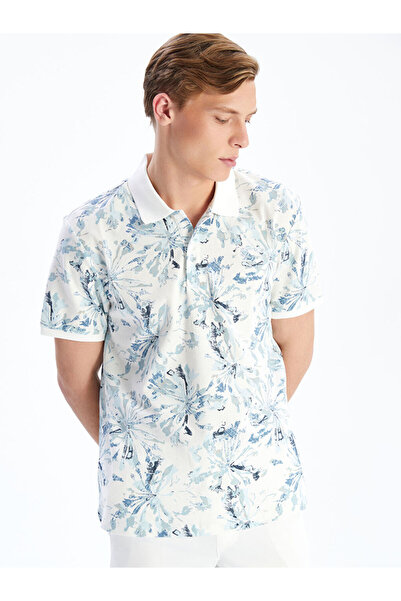 LC Waikiki Ανδρικό μπλουζάκι Polo με κοντό μανίκι με σχέδιο