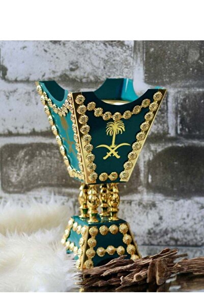 co arma A classic heritage incense burner in the shape of two swords and a palm tree